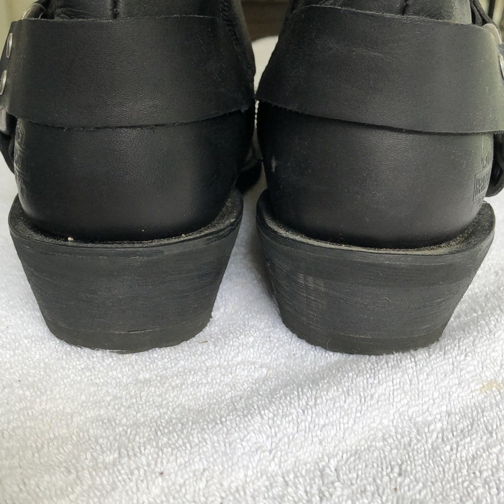 Harley-Davidson Black Lace Up Boots - Picture 9 of 15